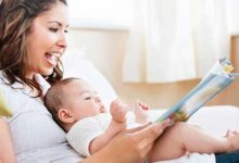کتاب خواندن برای نوزاد