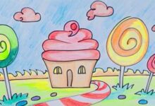 نقاشی فانتزی کودکانه