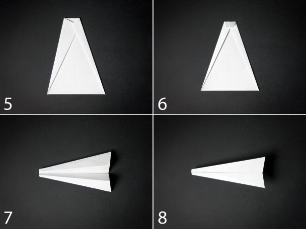 ساخت 5 هواپیمای کاغذی پایه