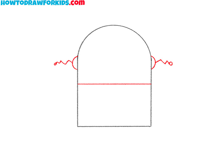 how to draw a robot easy