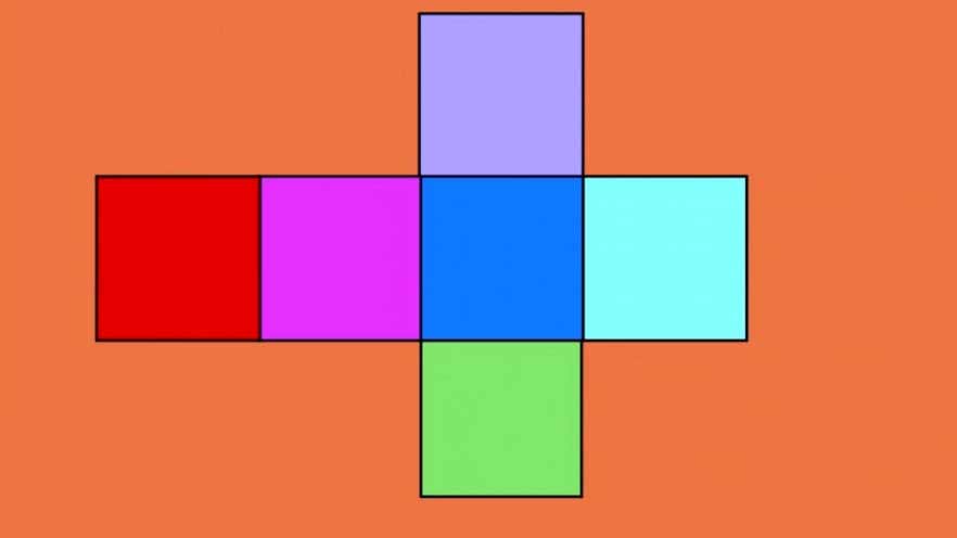 کاردستی مکعب کاغذی