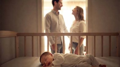 نوزاد مستقل خوابیده