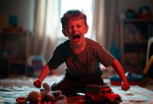 پسربچه عصبانی و بیحوصله