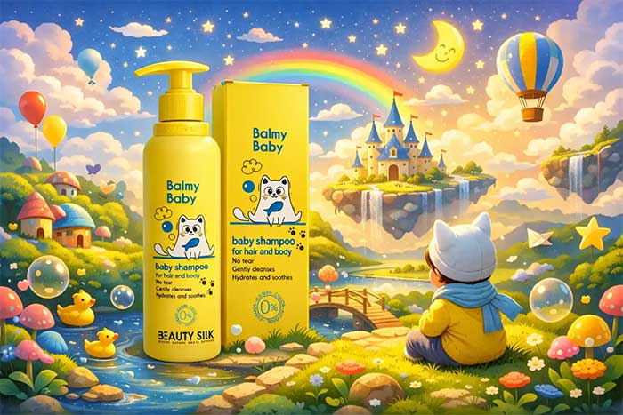 ریپورتاژ روتین طلایی برای مراقبت پوست و موی حساس کودک